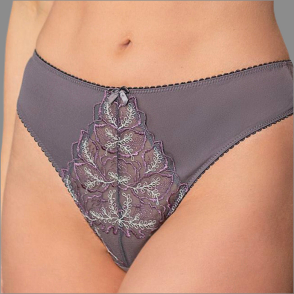 Fit Fully Yours - Bridget Thong - Deep Mauve Plum