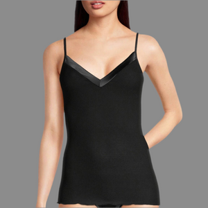 Oscalito - Cotton Satin Trim Tank Top - More Colors