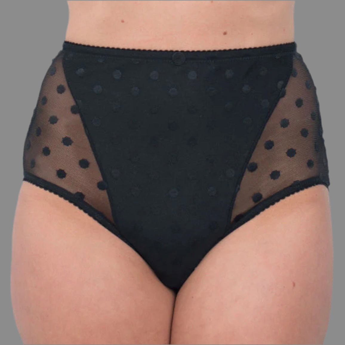 Fit Fully Yours - Carmen Polka-Dot High Rise Brief - More Colors