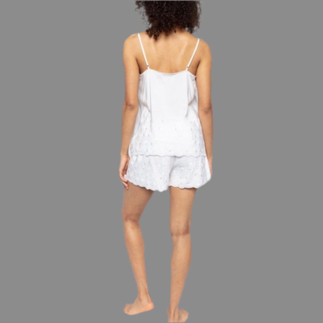 Cyberjammies - Rose Embroidered Camie - White - About the Bra