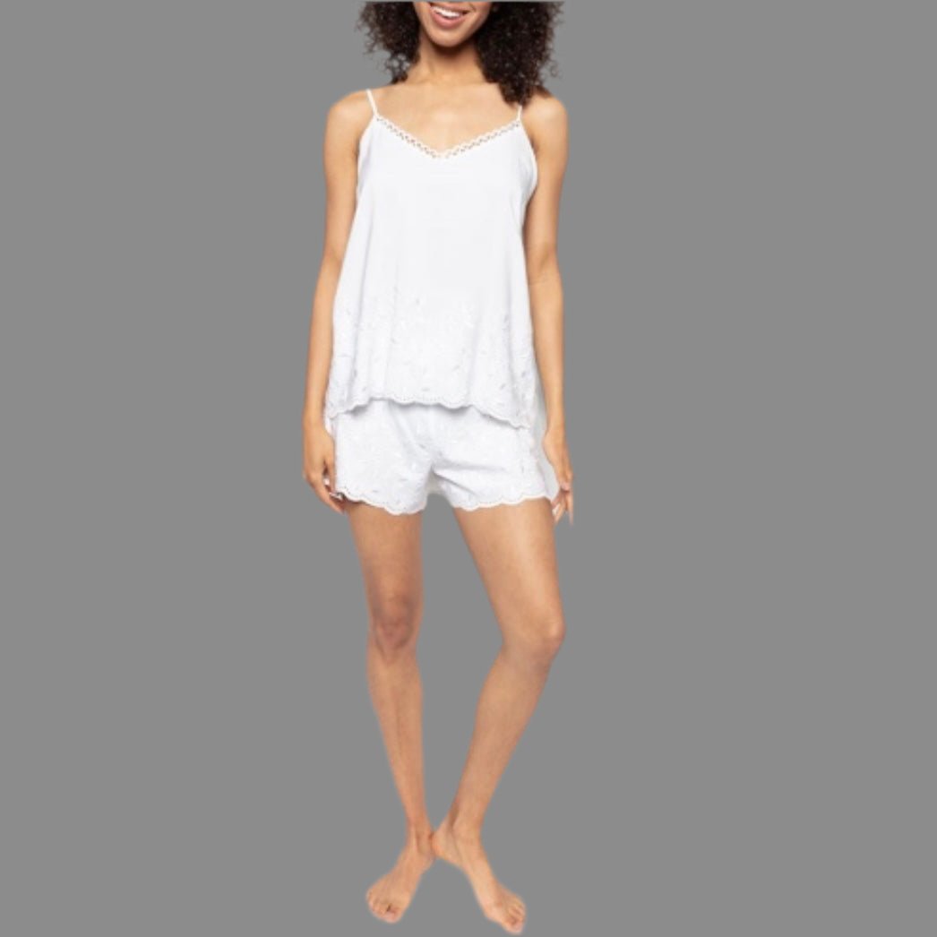 Cyberjammies - Rose Embroidered Camie - White - About the Bra