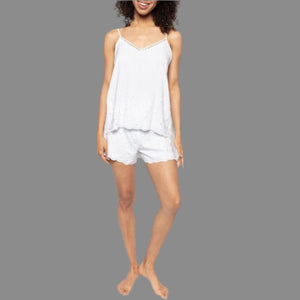 Cyberjammies - Rose Embroidered Camie - White - About the Bra