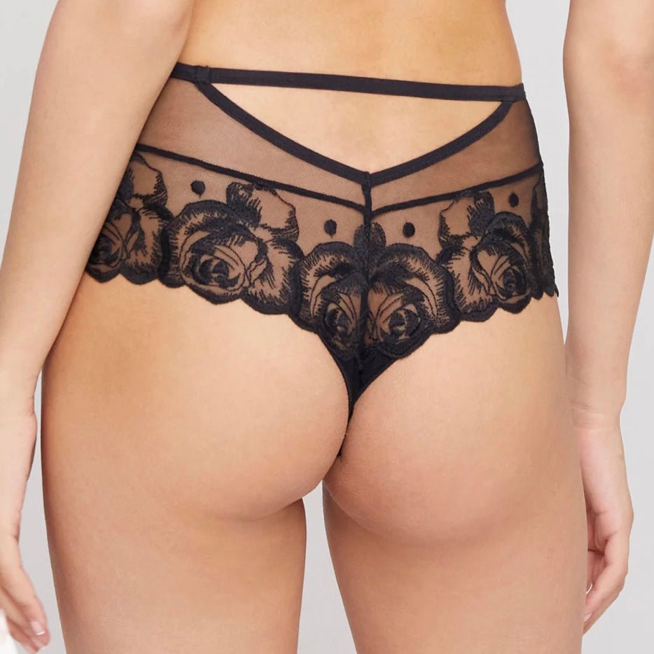 Lou - Larmes De Rose Cheeky - Black - About the Bra