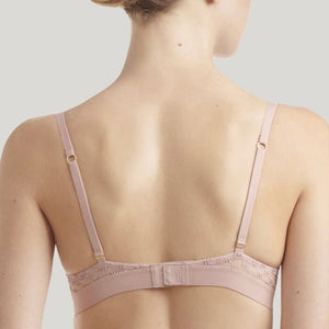 Wolford - Sheer Logo Full Cup Bra - Powder Pink - About the Bra